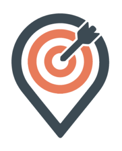 arrow centered in target