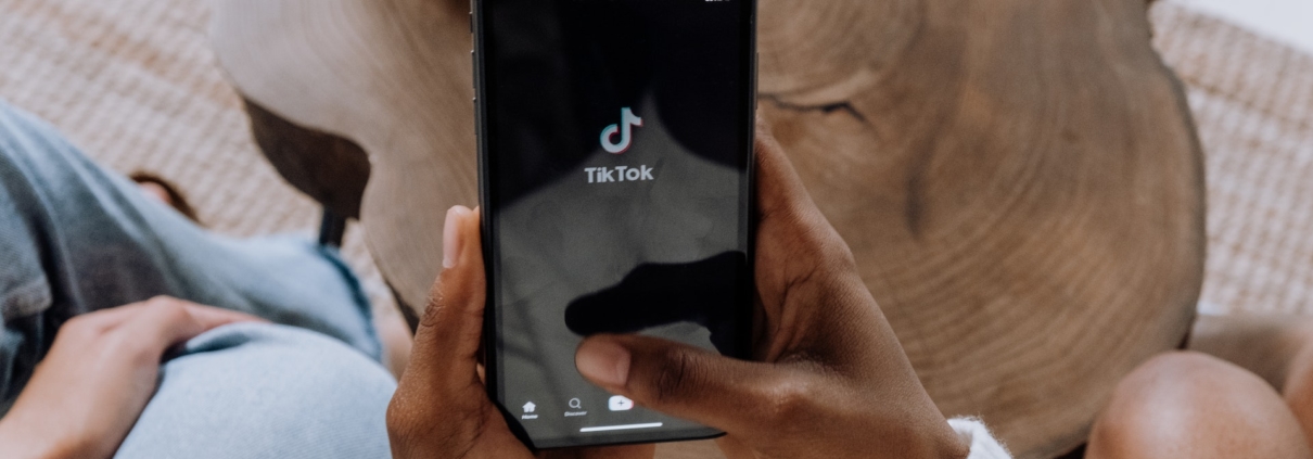 VantagePoint Marketing - TikTok app open on phone